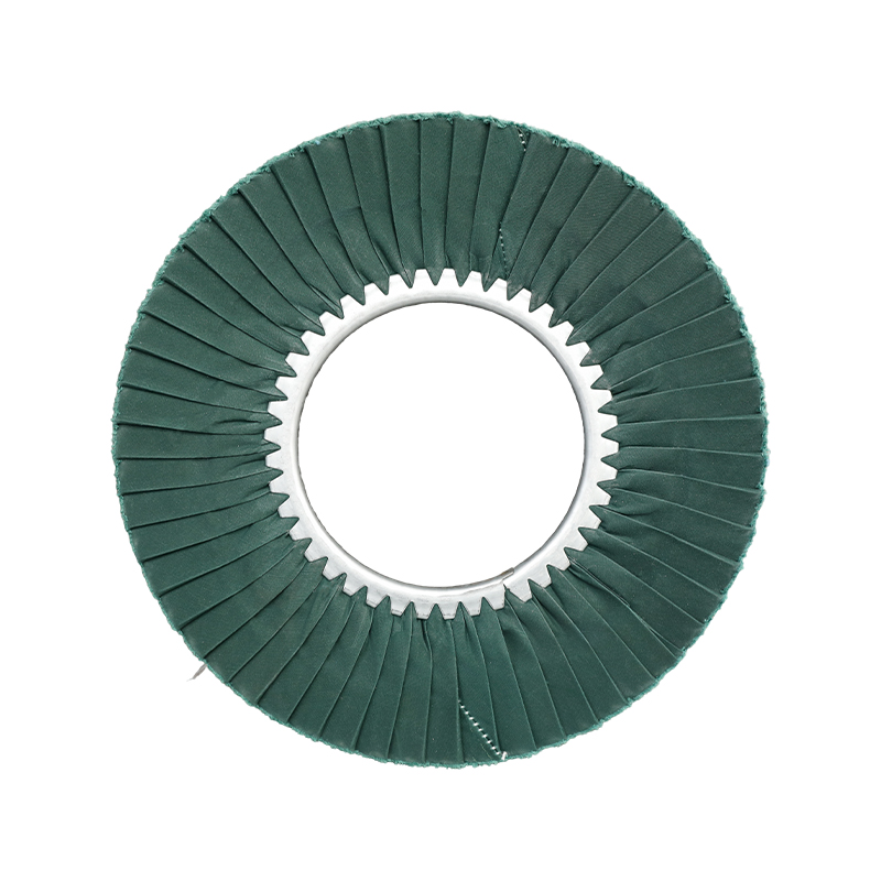 Roată de lustruit pliabilă verde